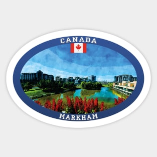 Markham Canada Travel Sticker